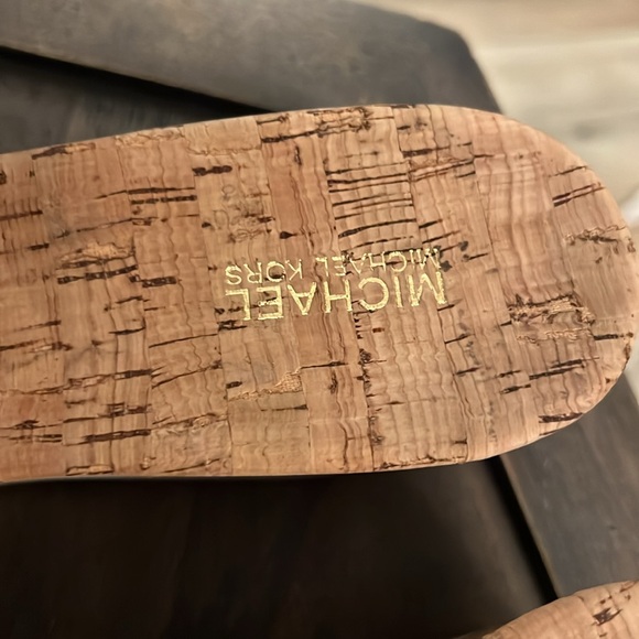 1 hour sale. Michael Kors, wedge sandals, 8.5 - Picture 4 of 8